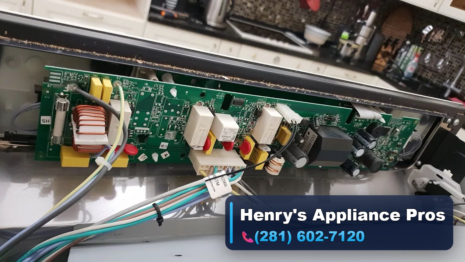 Oven control board replaced — baking perfectly