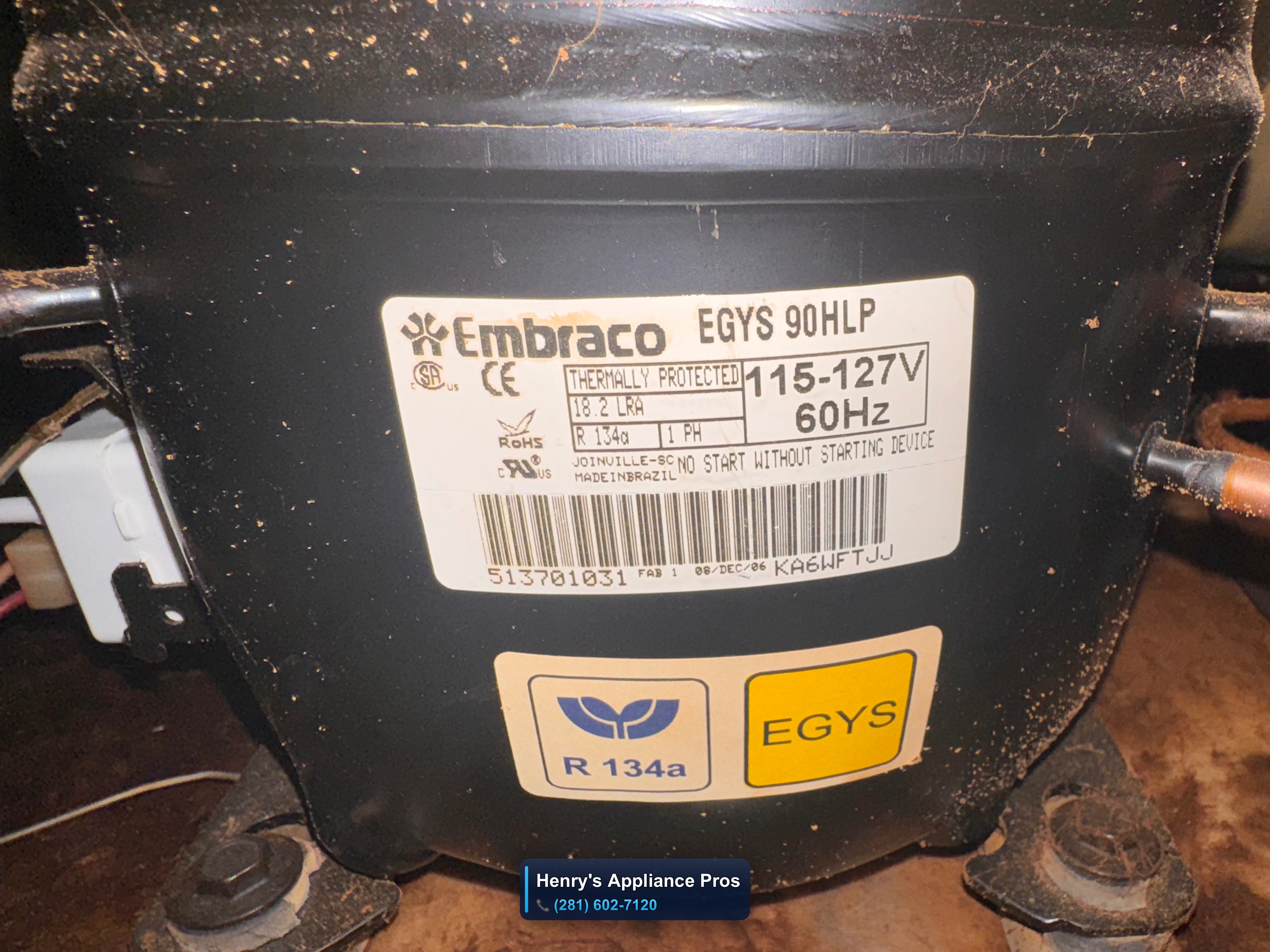 Reliable Refrigerator Compressor Start Capacitor Replacement – Quick, Affordable, and Trusted by Your Neighbors