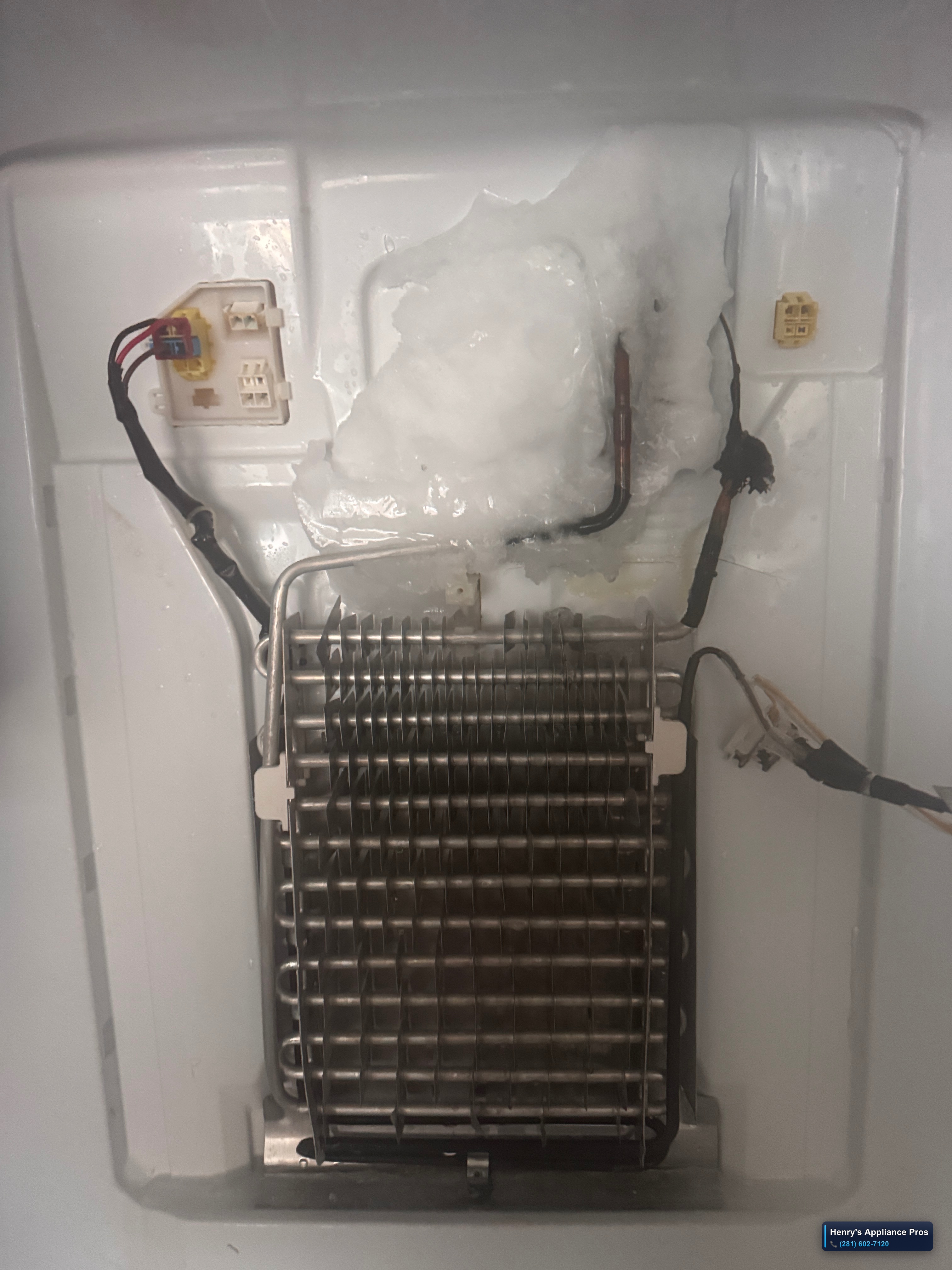 Refrigerator cooling system needs fully defrosted 
