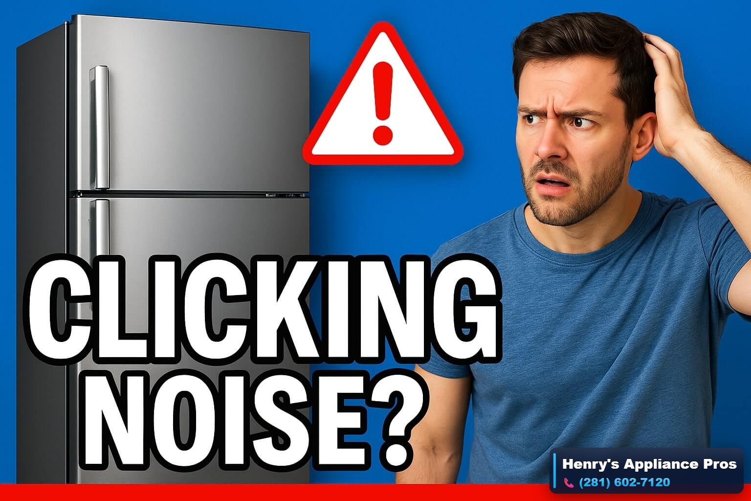 Admiral Refrigerator Making Clicking Noise in Katy TX